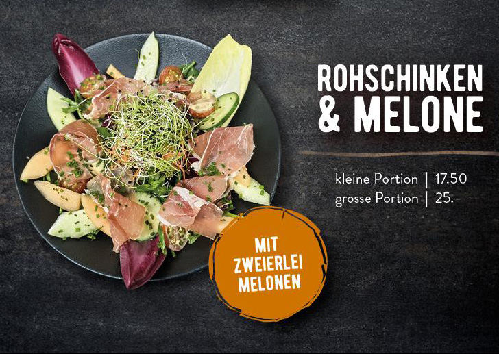Rohschinken & Melone - mit zweierlei Melonen