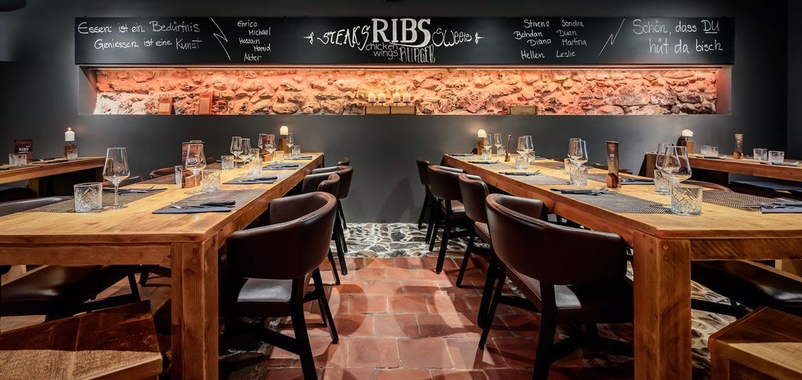 RIBS Steakhouse Thun mit gemütlichem Ambiente