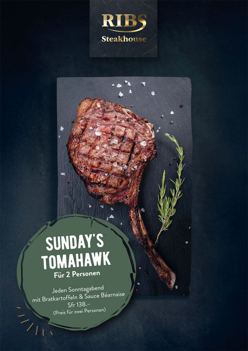 Sunday's Tomahawk für zwei Personen